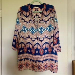 Bohemian style tunic